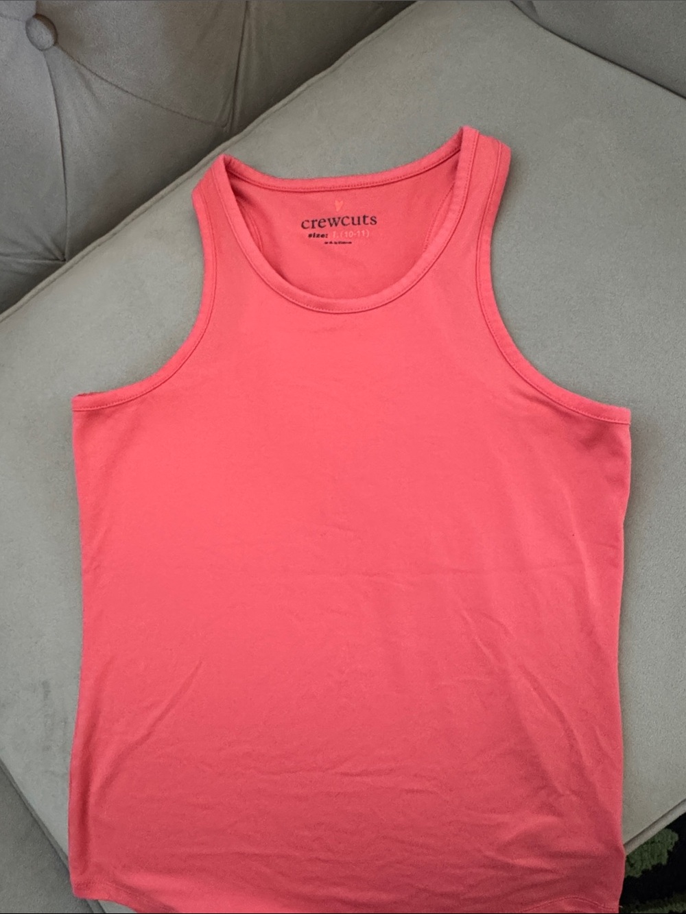 J. Crew crewcuts Coral Pink Girls' Tank Top